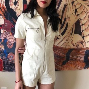 Princess Polly Cream Romper